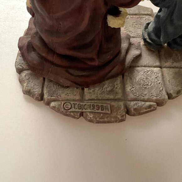 VINTAGE THE DOLLSTONE COLLECTION FIGURINE 1998  AMY & EDMUND 5.5" - Picture 3 of 11